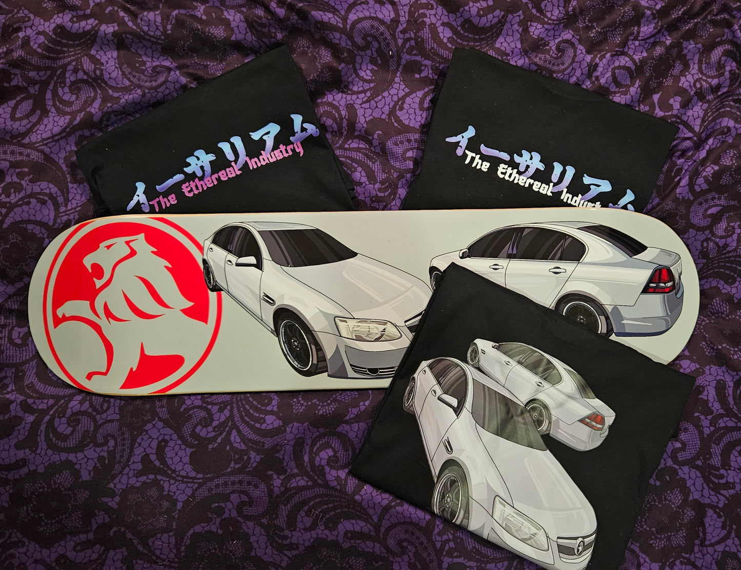 Custom Skate Deck - 2 Featured Cars