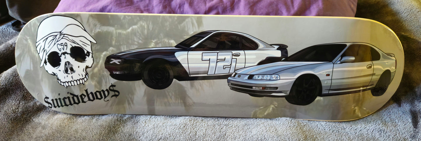 Custom Skate Deck - 2 Featured Cars